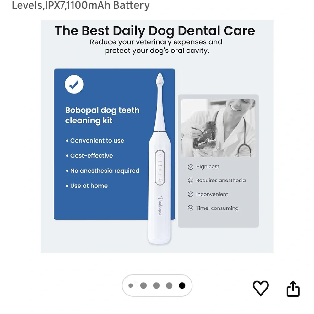 Bobopal 3-in-1 Pet Teeth Cleaning Kit